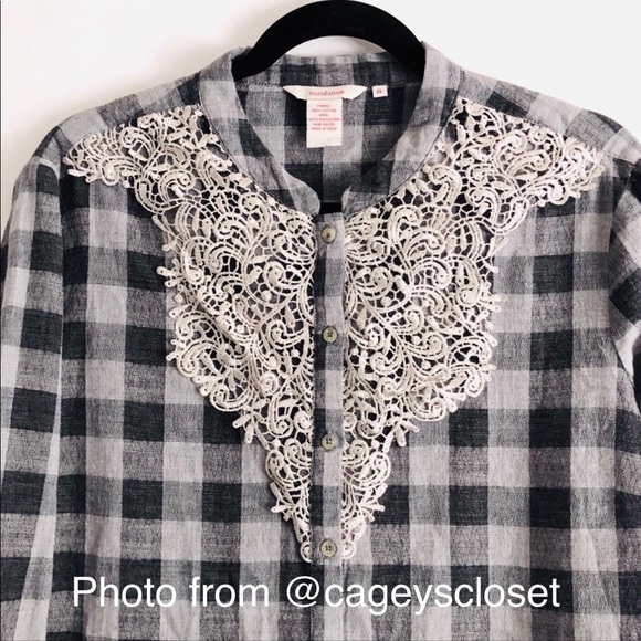 Sundance Redford Catalog Cassidy Plaid Shirt XL - Picture 2 of 5